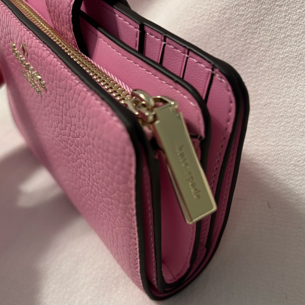 NWT Kate Spade Lena Pink Medium Bifold Wallet - Picture 3 of 10